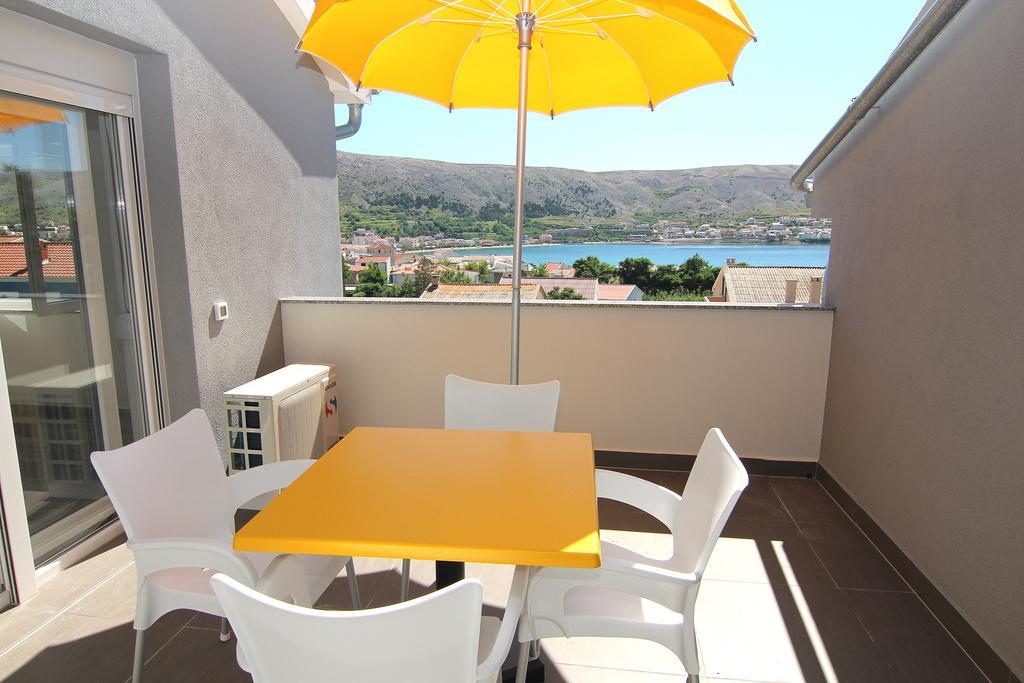 Apartment Villa Franci Pag Town Eksteriør bilde